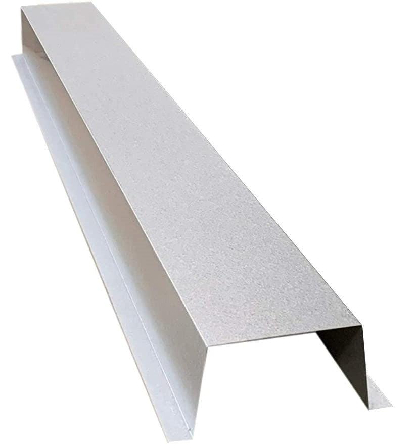 Residential Series - Galvanized & Unpainted HVAC Line Set Cover Extensions - Additional 5 Foot Extension Section - 