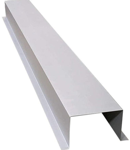 Residential Series - Galvanized & Unpainted HVAC Line Set Cover Extensions - Additional 5 Foot Extension Section - 