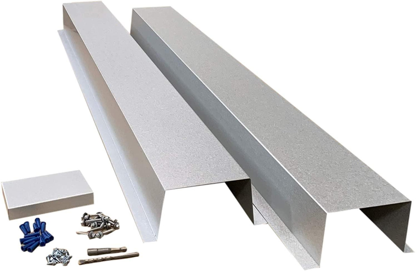 Residential Series - Galvanized & Unpainted Metal HVAC Line Set Covers - 