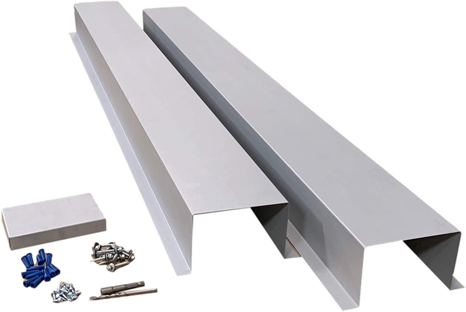 Residential Series - Galvanized & Unpainted Metal HVAC Line Set Covers - 