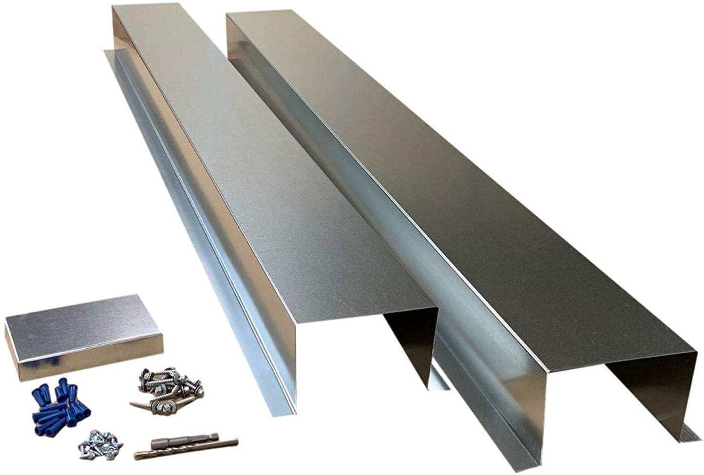 Residential Series - Galvanized & Unpainted Metal HVAC Line Set Covers - 