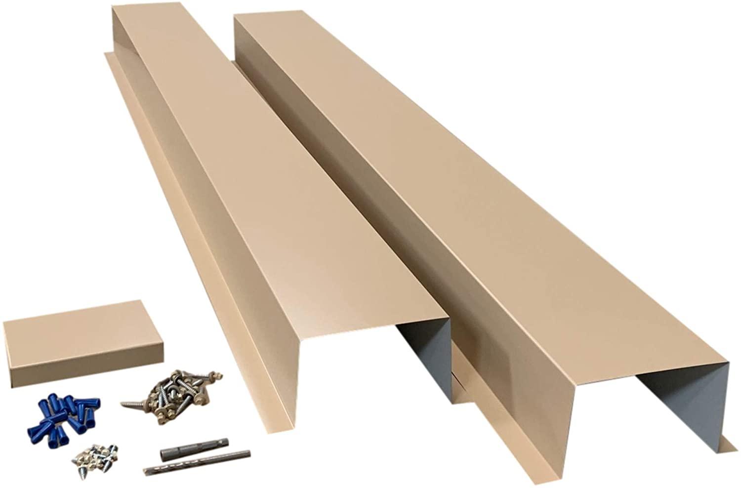 Residential Series - Painted Metal HVAC Line Set Covers - Premium Quality - 