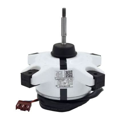 Universal fit replacement fan motor for air conditioning condenser units, providing consistent cooling with easy installation for various models.