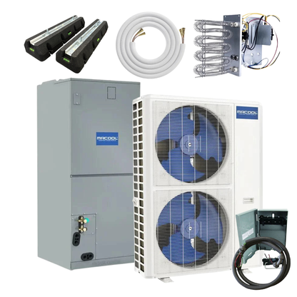 MRCOOL VersaPro 2nd Gen 48K BTU 4 Ton Central Ducted Heat Pump Bundle – 16 SEER2 DIY Split System