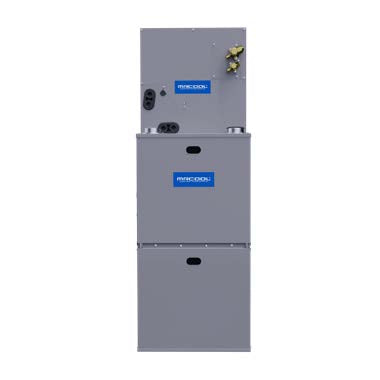 Dual fuel HVAC setup featuring MRCOOL Pre-Charged A-Coil paired with heat pump and gas furnace for efficient heating and cooling