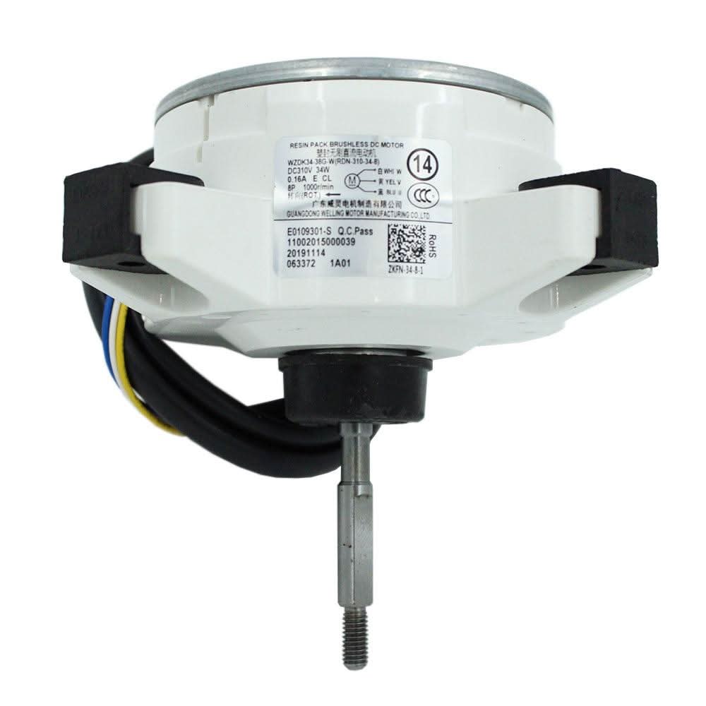 Brushless DC Motor designed for MrCool Advantage Series 18k BTU Ductless Heat Pump Condenser