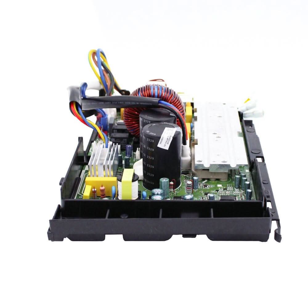 lose-up of the Control Board Sub-Assembly for MRCOOL DIY-24-HP-C-230B condenser, showcasing OEM quality and detailed components.