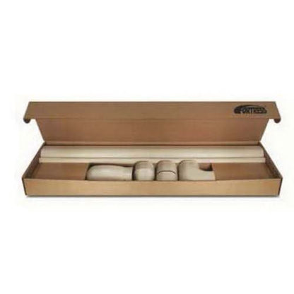 Premium RectorSeal Fortress 84105 white HVAC line set cover kit designed to conceal and protect mini split refrigerant lines, wiring, and drain tubing