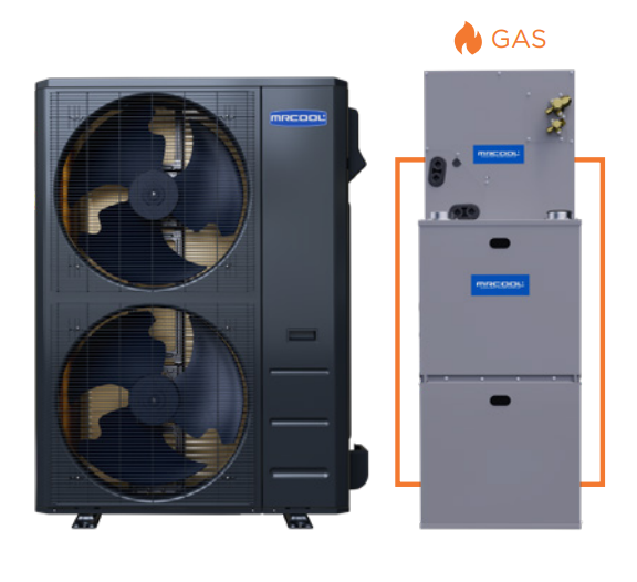 MRCOOL Pre-Charged A-Coil installed in residential HVAC system for eco-friendly, high-performance home comfort