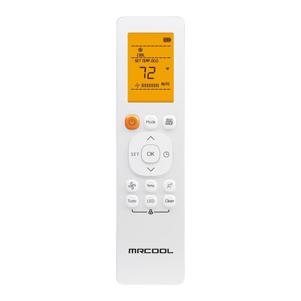 Remote Control for MRCOOL 4th Gen DIY Ductless Ceiling Cassette Air Handler (9k, 12k, 18k)