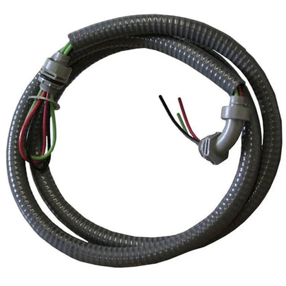 hvac wire whip for connecting outdoor condenser to electrical disconnect