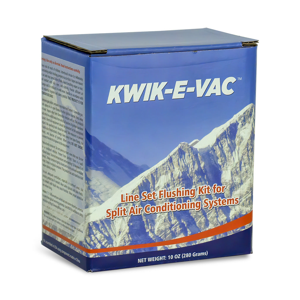 KWIK-E-VAC Line Set Flushing Kit Installation Simplifier for Mini Split Air Conditioning Systems