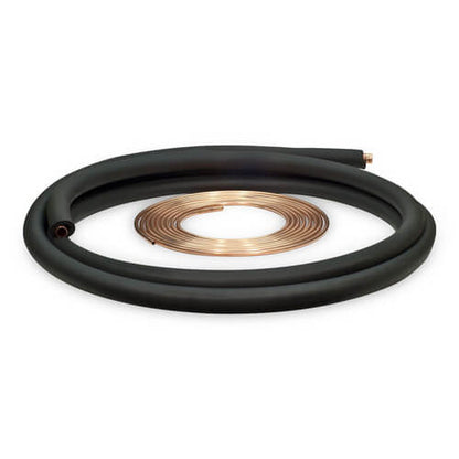 Copper Insulated HVAC Line Set – 3/8" x 3/4" | 25ft, 35ft, 50ft | For MRCOOL HyperHeat, VersaPro, Universal & Pro-Direct | Professional Installation