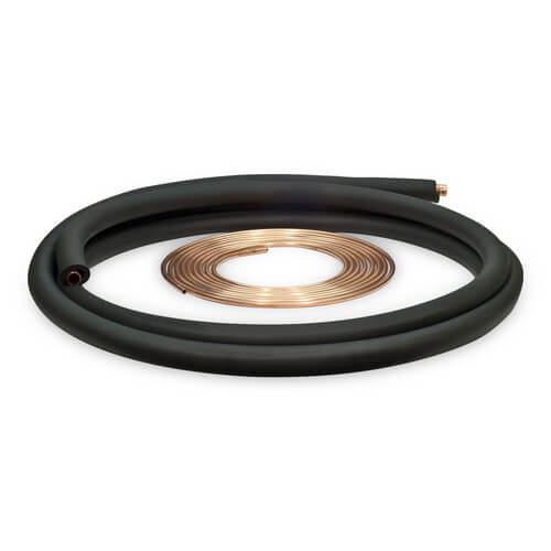 Copper Insulated HVAC Line Set – 3/8" x 3/4" | 25ft, 35ft, 50ft | For MRCOOL HyperHeat, VersaPro, Universal & Pro-Direct | Professional Installation