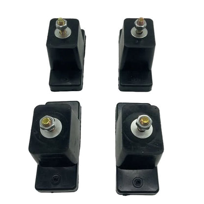 Anti-vibration rubber pads for mini split AC condenser mounting to reduce noise and vibration