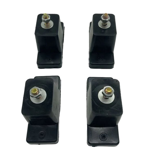 Anti-vibration rubber pads for mini split AC condenser mounting to reduce noise and vibration