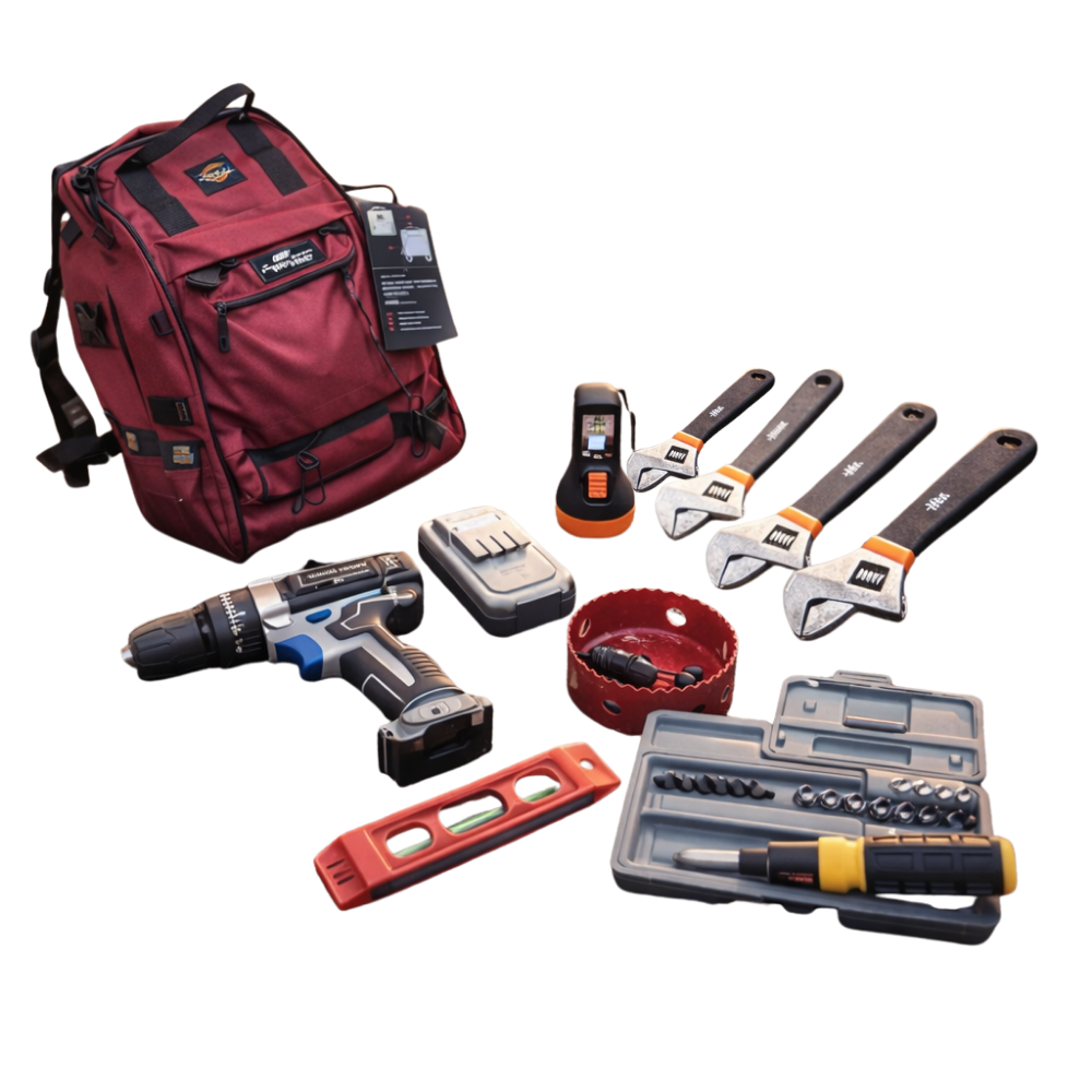 Mini Split Installation Tool Kit with 21v Drill