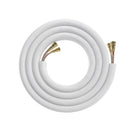 MRCOOL 15 ft. 3/8" x 3/4" No-Vac Pre-Charged Line Set, pre-filled with R-454B refrigerant, designed for MRCOOL Central Ducted Hyper Heat 2nd Gen & VersaPro 2nd Gen systems. Quick-connect fittings for easy installation. Not compatible with R-410A systems. Buy from MRCOOL HVAC Direct for fast shipping and expert support.
