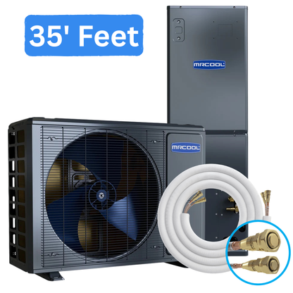 MRCOOL 2.5 ton Universal Series heat pump system with 35 ft pre charged DIY line set