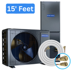 MRCOOL 2 ton Universal Series 24k BTU heat pump system with 15 ft pre charged DIY line set