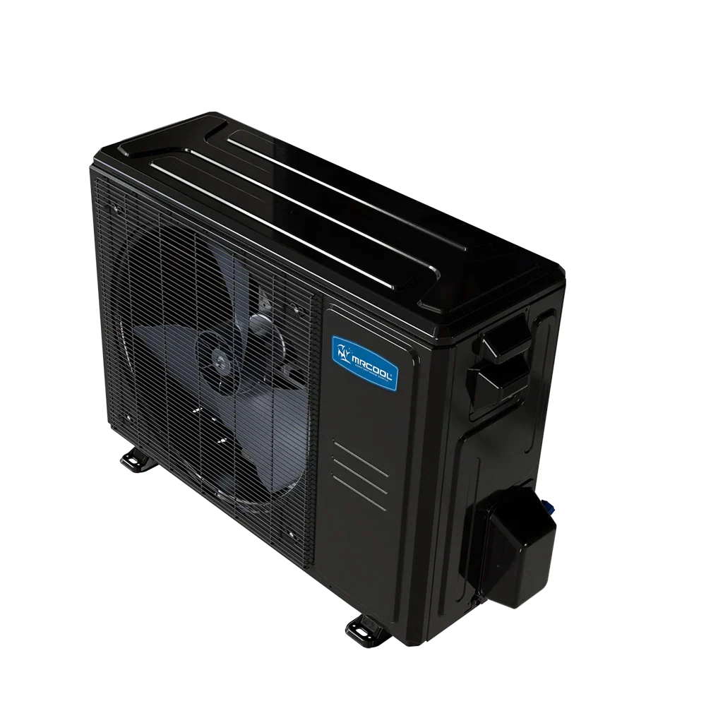 MRCOOL Universal Series 3 ton 36k BTU outdoor heat pump condenser angled perspective view