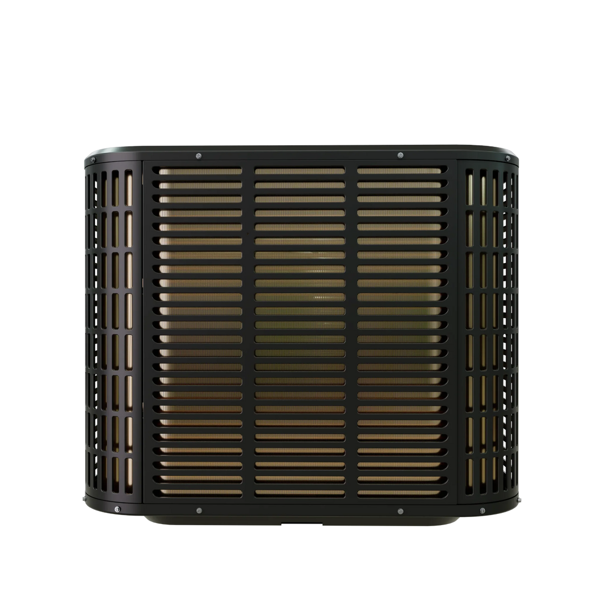 angled view of MRCOOL 36K TruInverter condenser for central heat pump system