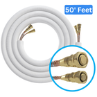 MRCOOL 50 ft pre-charged DIY line set for VersaPro, Universal and HyperHeat systems with pre-charged A-coil compatibility