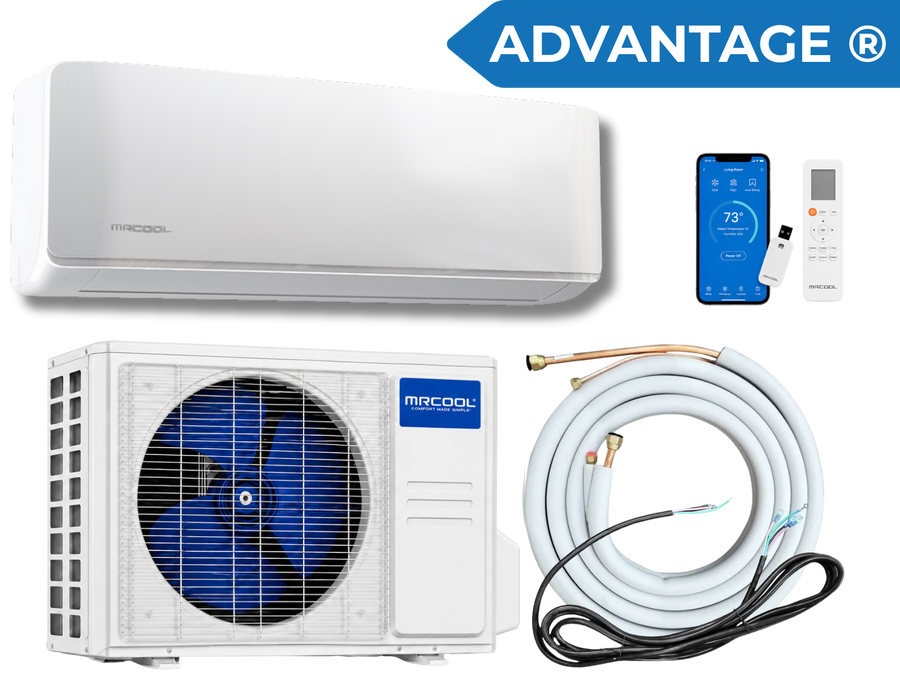 MRCOOL Advantage Series contractor-installed ductless mini split heat pump system