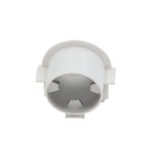 Rear view of plastic bearing mounting bracket for MRCOOL wall mounted air handler blower motor