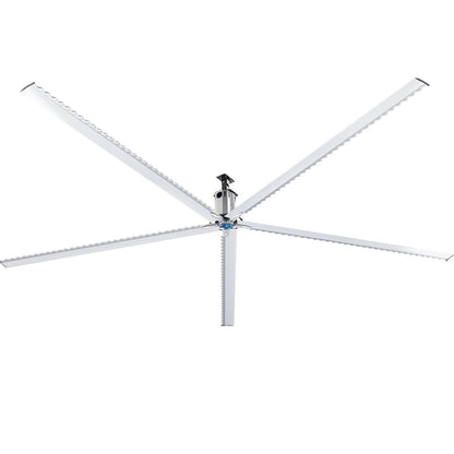 MRCOOL Cool Blade improving comfort on a small manufacturing floor by destratifying air and reducing HVAC run time.