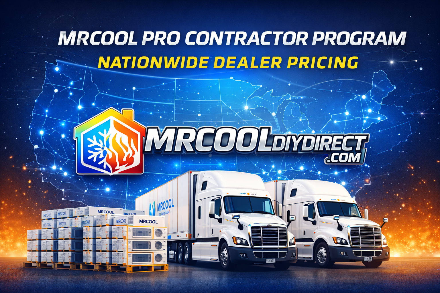 MRCOOL equipment for professional contractors