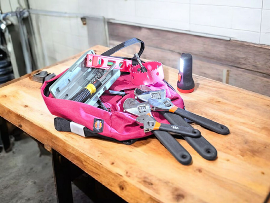 Free MRCOOL installation tool kit with purchase of 5th Gen ENERGY STAR® Single Zone mini split – includes hole saw, adjustable wrenches, level, and screw/nut driver set.