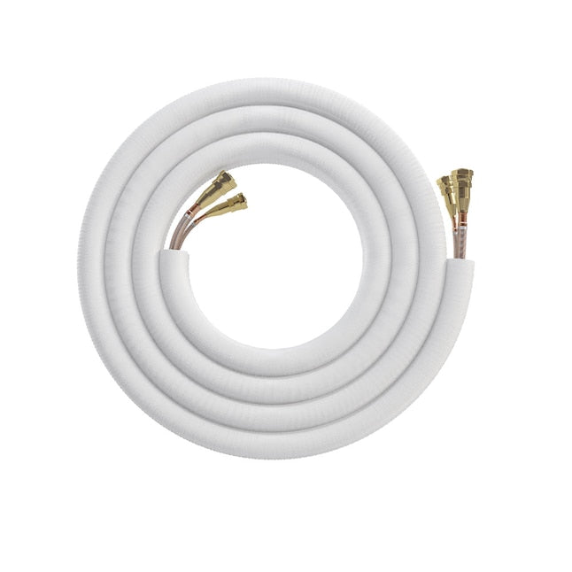 MRCOOL DIY Select 11.5 ft pre-charged line set with quick connect fittings for easy installation
