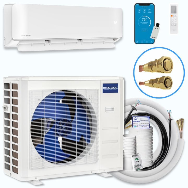 MRCOOL DIY Select Single-Zone Mini Split — 9,000 BTU, White