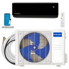 MRCOOL DIY Select 9K mini split system with black air handler outdoor condenser and pre charged line set kit