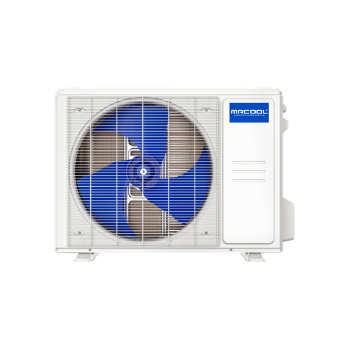 MRCOOL DIY Select 9K outdoor condenser unit front view with fan