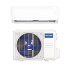 Front view of MRCOOL Easy Pro 9K BTU outdoor condenser for DIY ductless mini split system