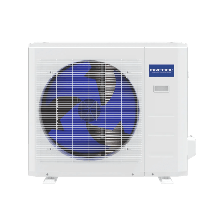 Professional installation of MRCOOL® Olympus E Star 24K single-zone mini split system.
