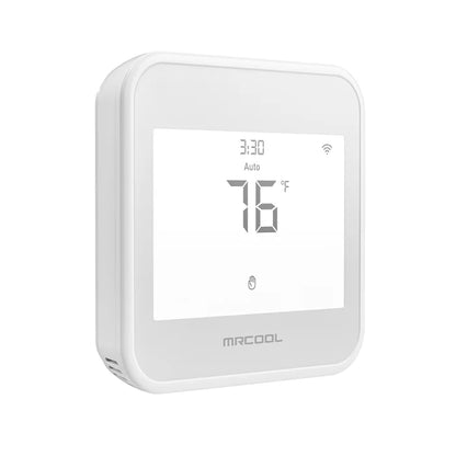 MRCOOL Smart Thermostat MST04 with DIY installation, energy-saving features, and compatibility with Alexa, Google Assistant, and Siri.