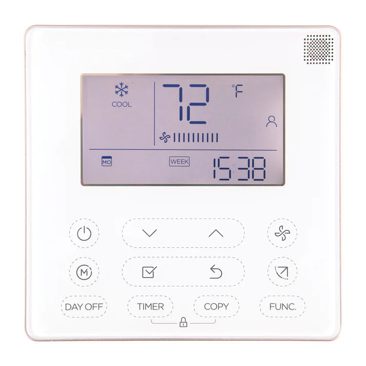 MRCOOL Smart Thermostat and Remote for VersaPro 2nd Gen 30K BTU 2.5 Ton Central Ducted System, offering precise climate control, SmartHVAC app compatibility, and wireless convenience. Buy from MRCOOL HVAC Direct today!