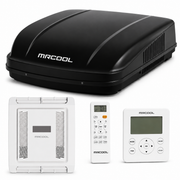 MRCOOL® TravelCool™ 15,000 BTU RV Inverter Heat Pump Bundle with Ductless Interior Kit - Black - 115V - WiFi, R-32- MRDHP15KD-LCW