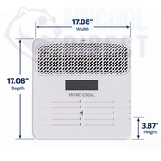 MRCOOL® TravelCool™ 15,000 BTU RV Inverter Heat Pump Ducted Bundle – White – 115V WiFi, R-32 - MRDHP15WD-DCW