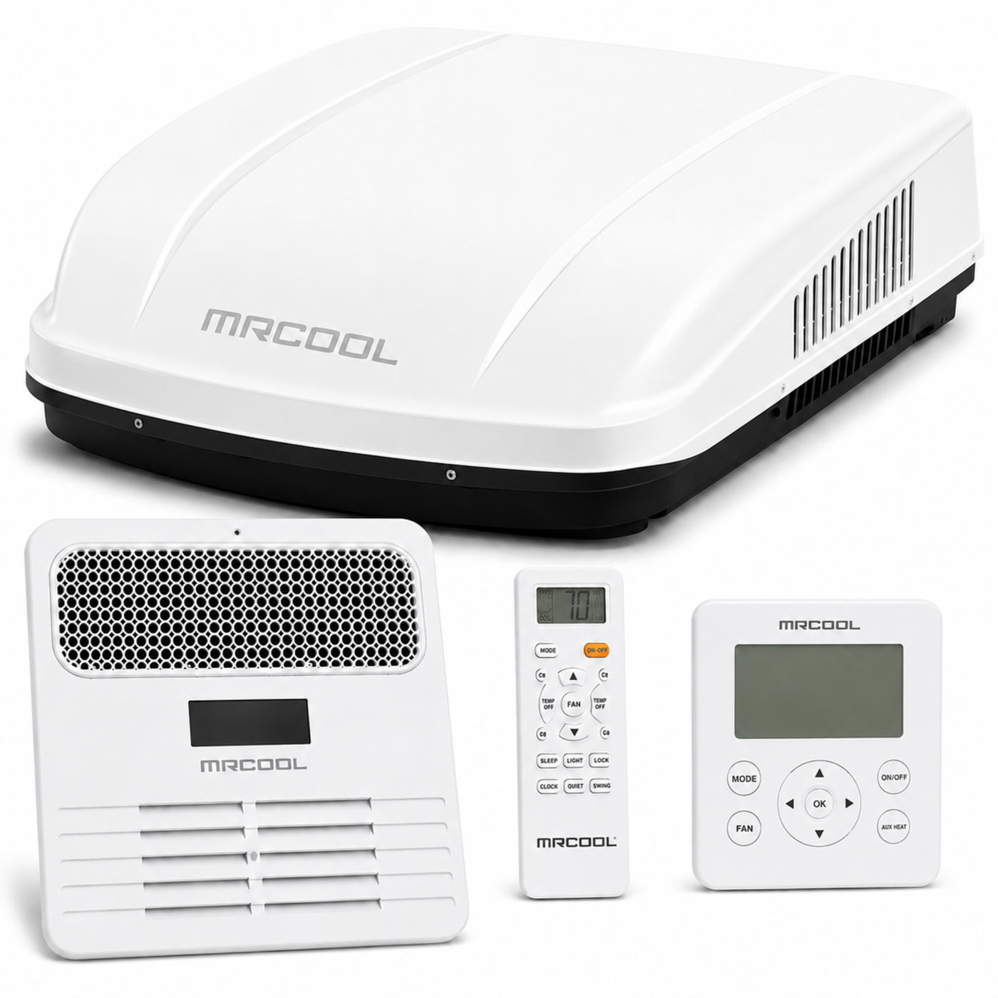 MRCOOL® TravelCool™ 15,000 BTU RV Inverter Heat Pump Ducted Bundle – White – 115V WiFi, R-32 - MRDHP15WD-DCW