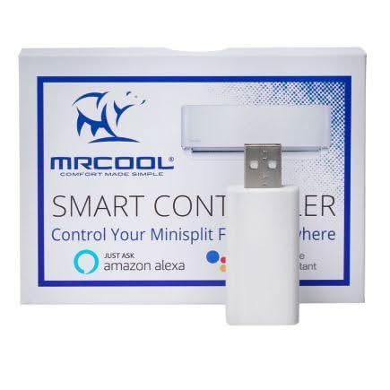 MrCool WMK-19 Smart HVAC Controller Enhanced WiFi Kit — genuine plug-and-play mini-split accessory for remote control via SmartHVAC and MrCool apps, available at MRCOOL DIY Direct.
