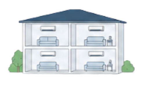 Heat & Cool Multiple Rooms