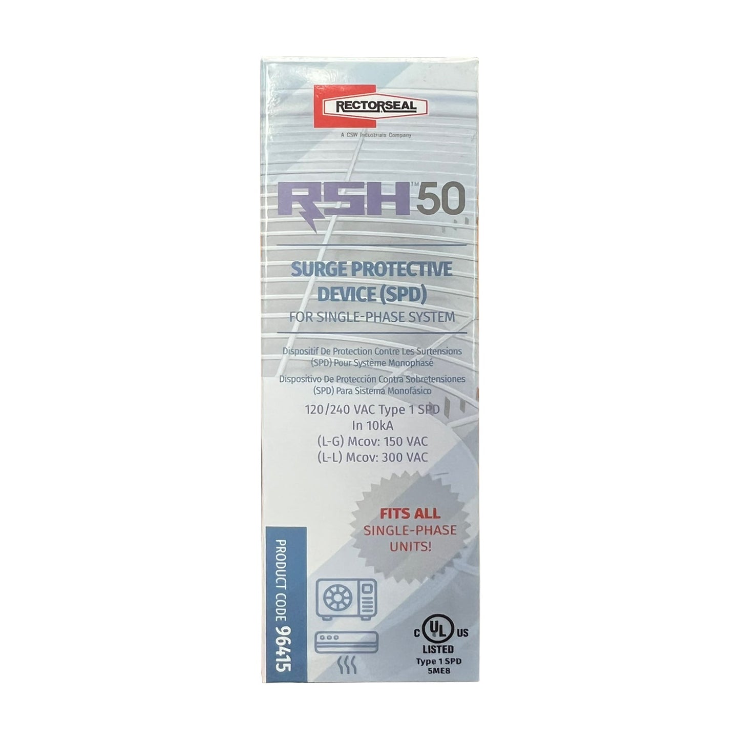 Rectorseal RSH-50 Surge Protective Device 50kA 96415