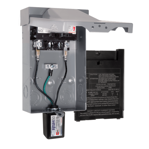 RectorSeal RSH-50 60 amp non fused HVAC disconnect box with built in surge protection for mini splits and heat pumps