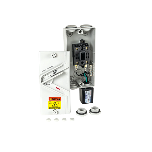 RectorSeal RSH-50 60 amp weatherproof HVAC disconnect box with built in surge protection