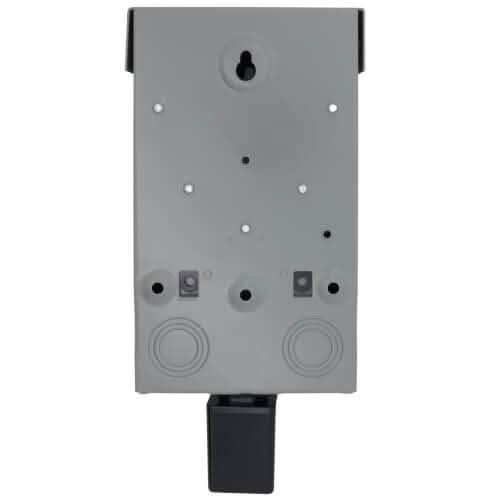 Rear mounting view of RectorSeal RSH-50 fused disconnect box for HVAC systems