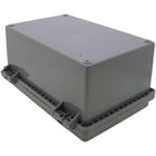 Side view of RectorSeal RSH-50 VRM Kit weatherproof HVAC surge protection enclosure
